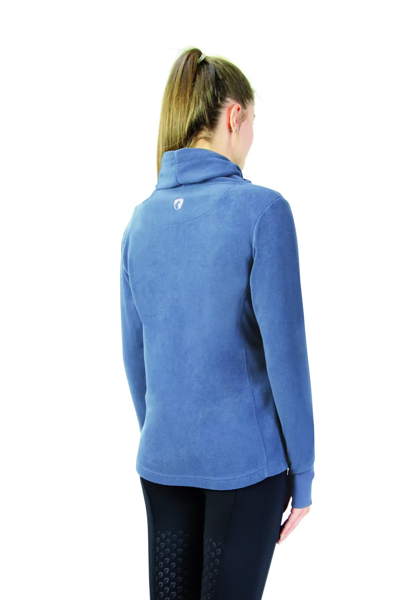 Hy Equestrian Synergy Cowl Neck Top - Riviera-1